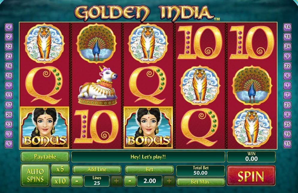 Golden India Automatenspiel freispiel