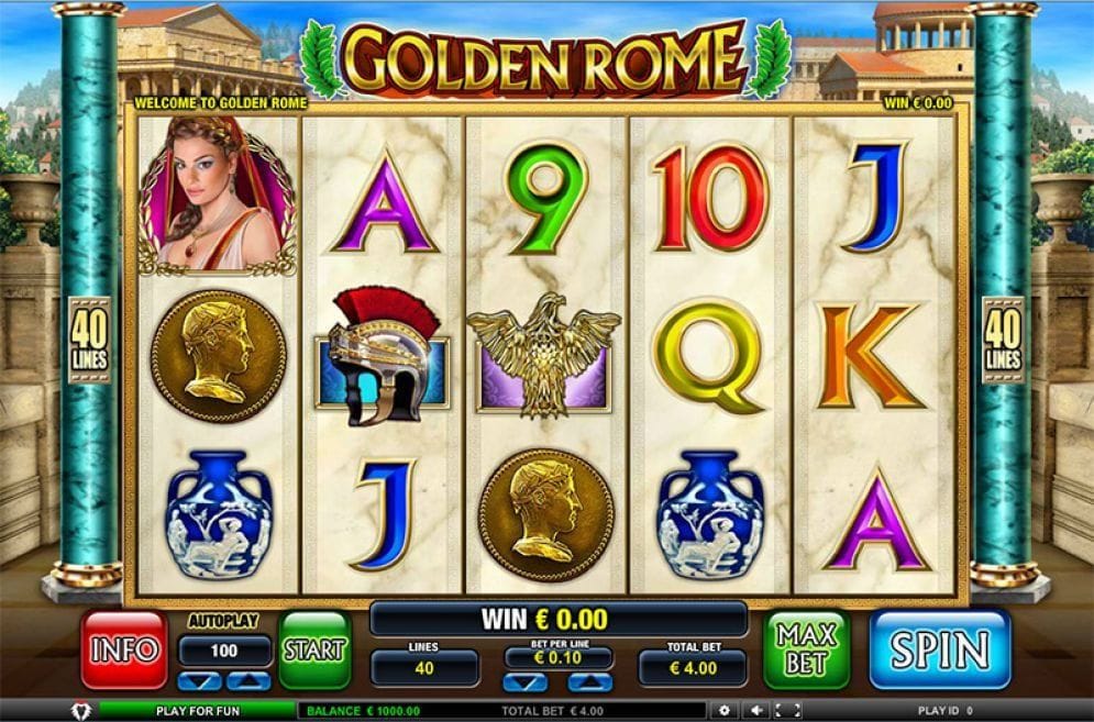 Golden Rome online Videoslot