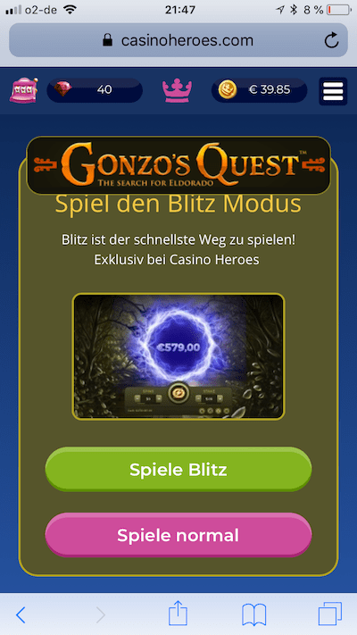 Gonzos Quest Blitz