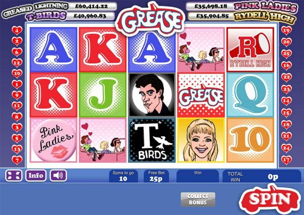 Grease online Slotmaschine