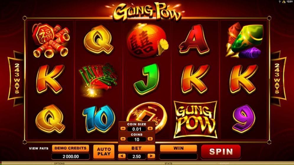 Gung Pow online Spielautomat