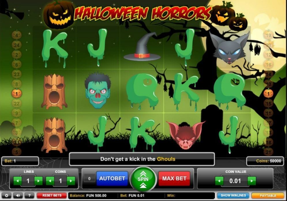 Halloween Horrors Casino Spiel