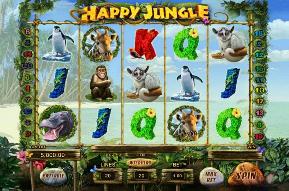 Happy Jungle Automatenspiel