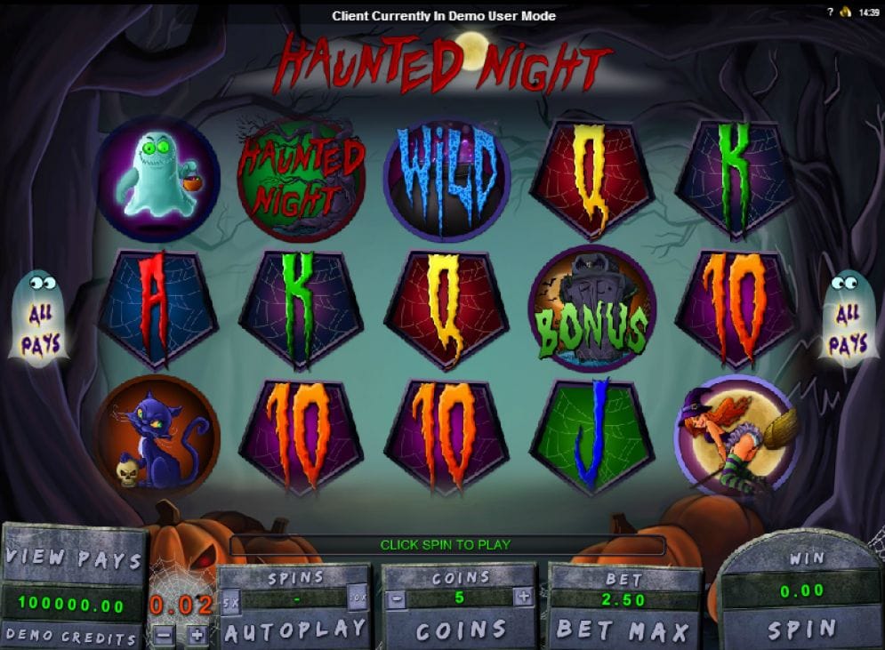 Haunted Night online Automatenspiel