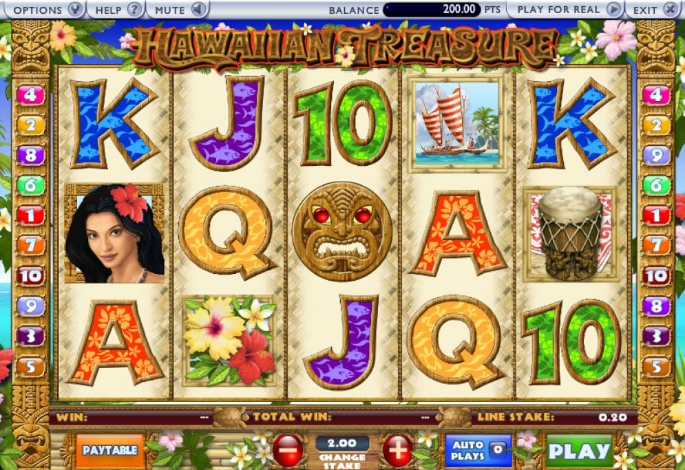 Hawaiian Treasure online Slotmaschine