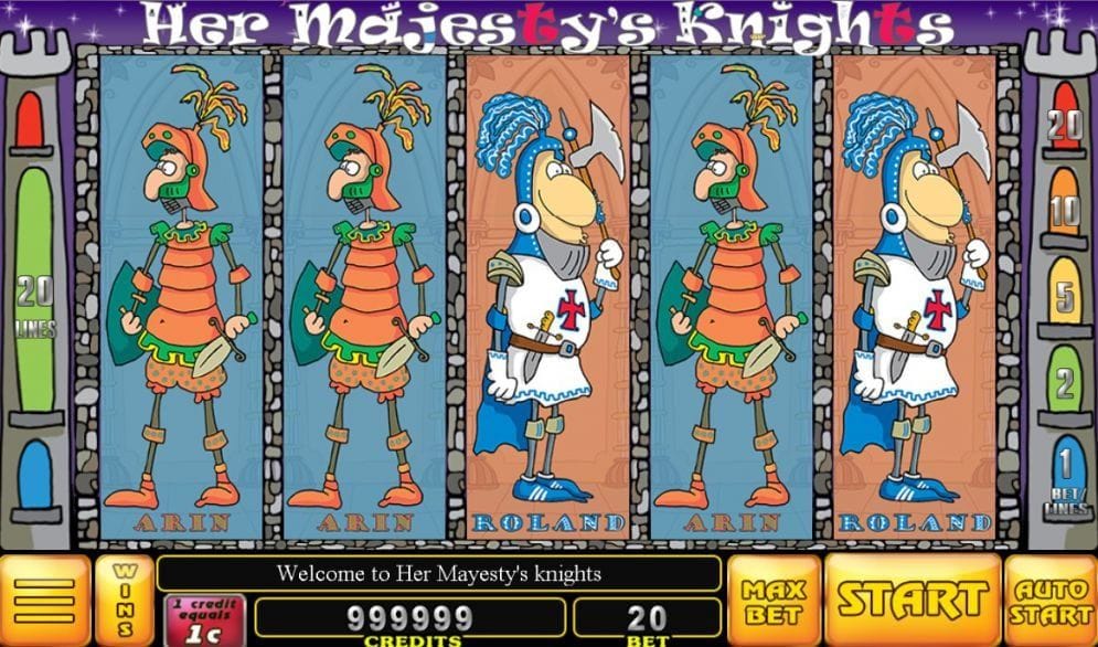 Her Majesty’s Knights Casinospiel