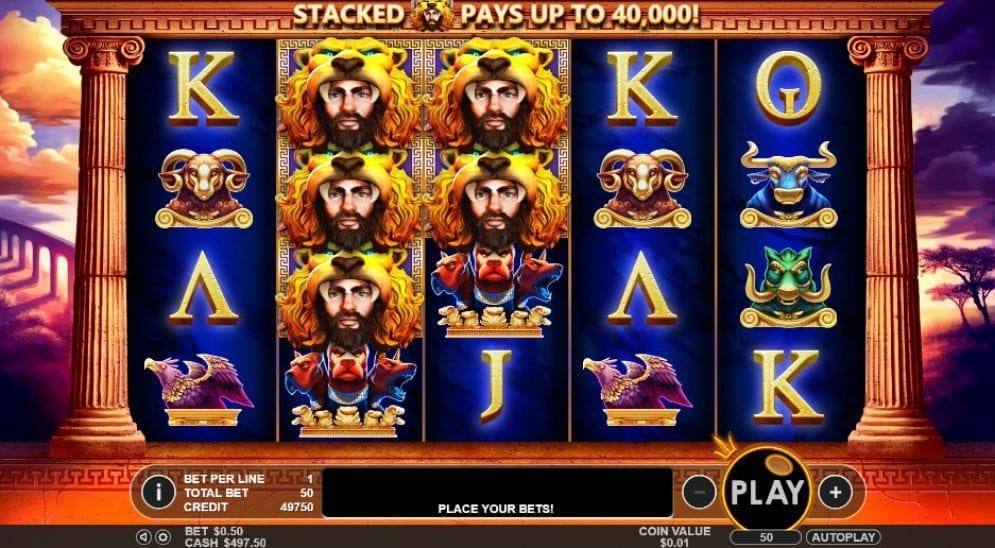 Hercules Son of Zeus online Casinospiel