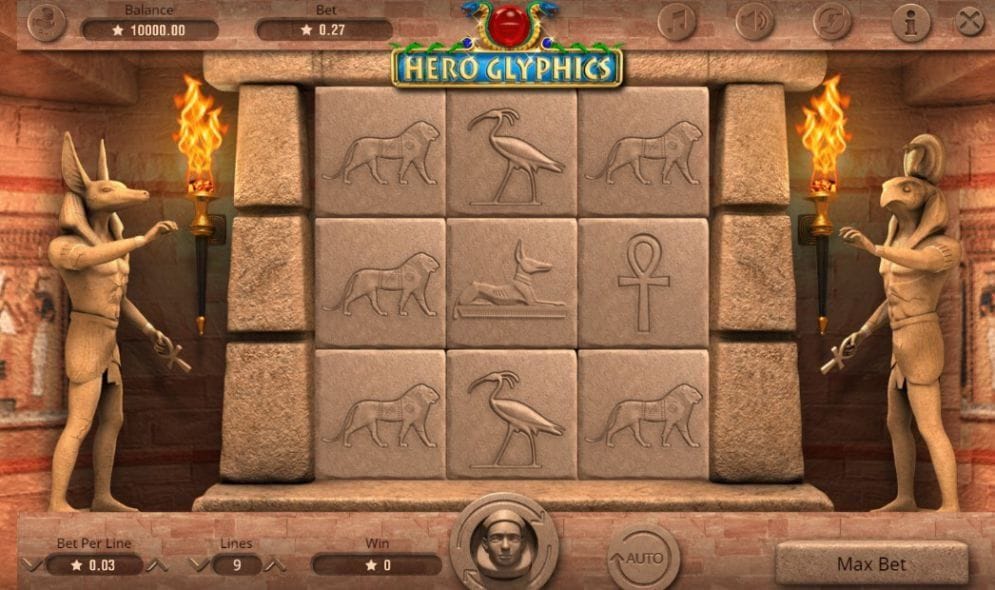 Hero Glyphics online Geldspielautomat
