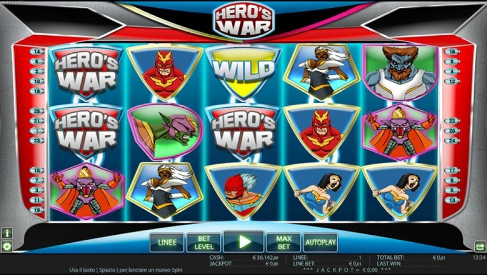 Hero’s War online Video Slot