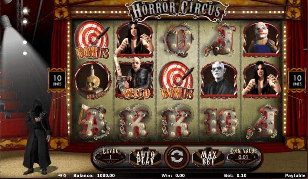 Horror Circus Video Slot