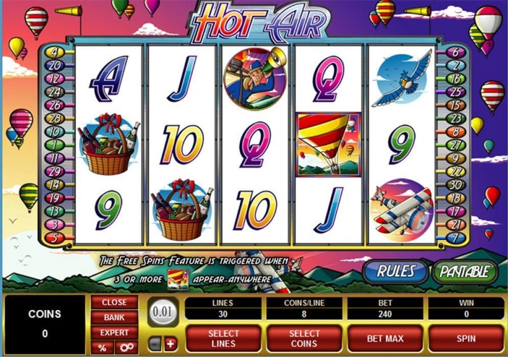 Hot Air online Geldspielautomat