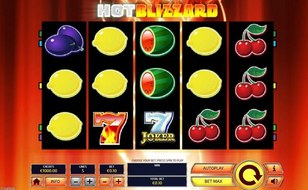 Hot Blizzard online Spielautomat