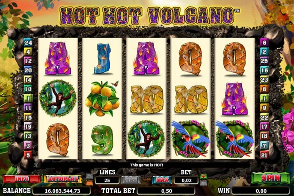 Hot Hot Volcano online Video Slot