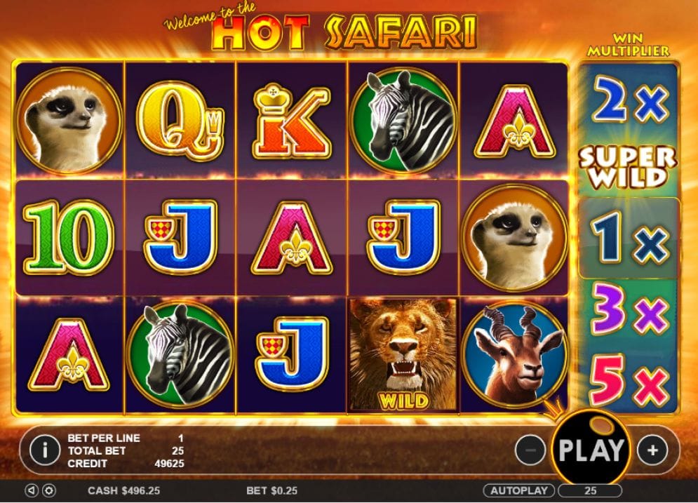 Hot Safari Casinospiel