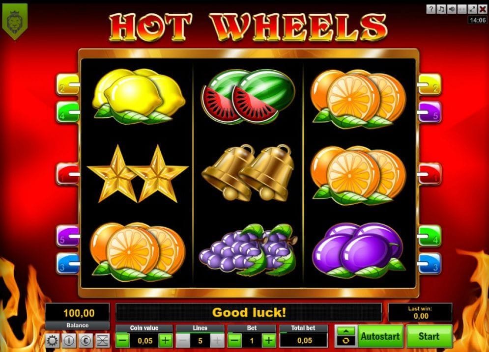 Hot Wheels online Geldspielautomat