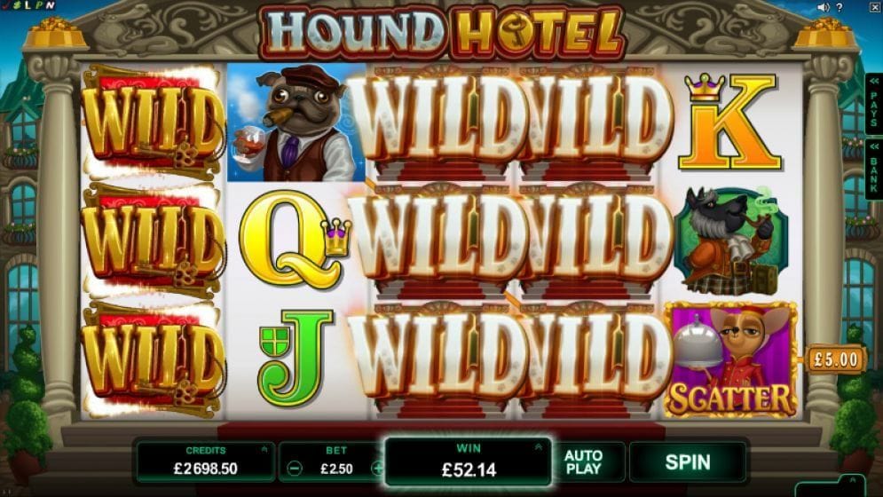 Hound Hotel online Casino Spiel