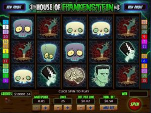 House of Frankenstein Slotmaschine ohne Anmeldung