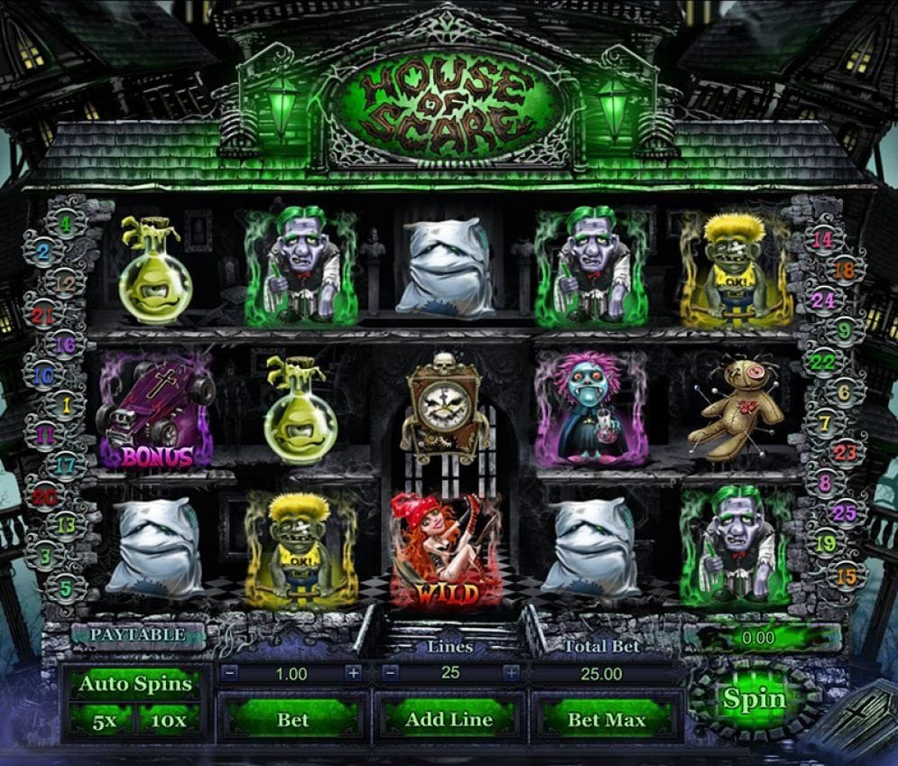 House of Scare online Video Slot