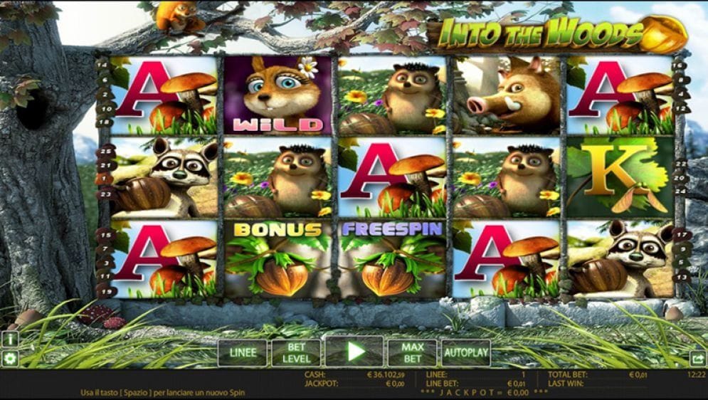 Into The Woods online Casino Spiel