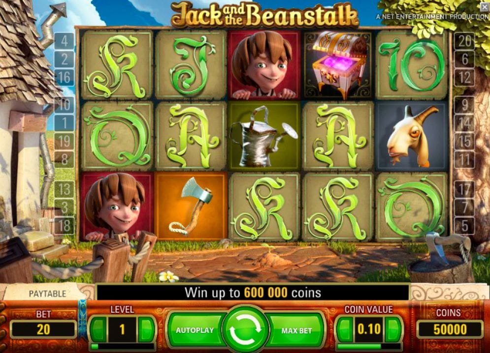 Jack and the Beanstalk online Casino Spiel