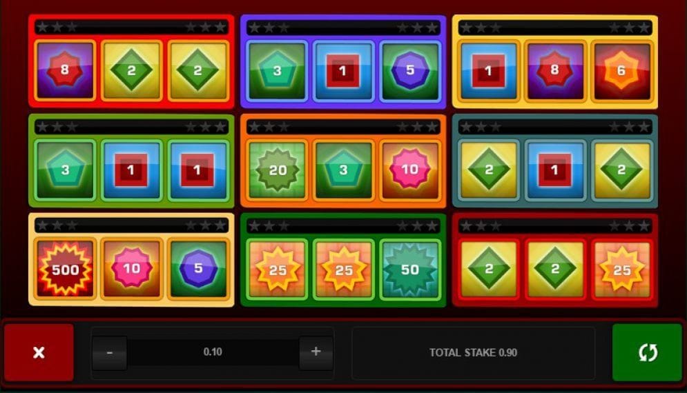 Jackpot 3×3 online Slotmaschine