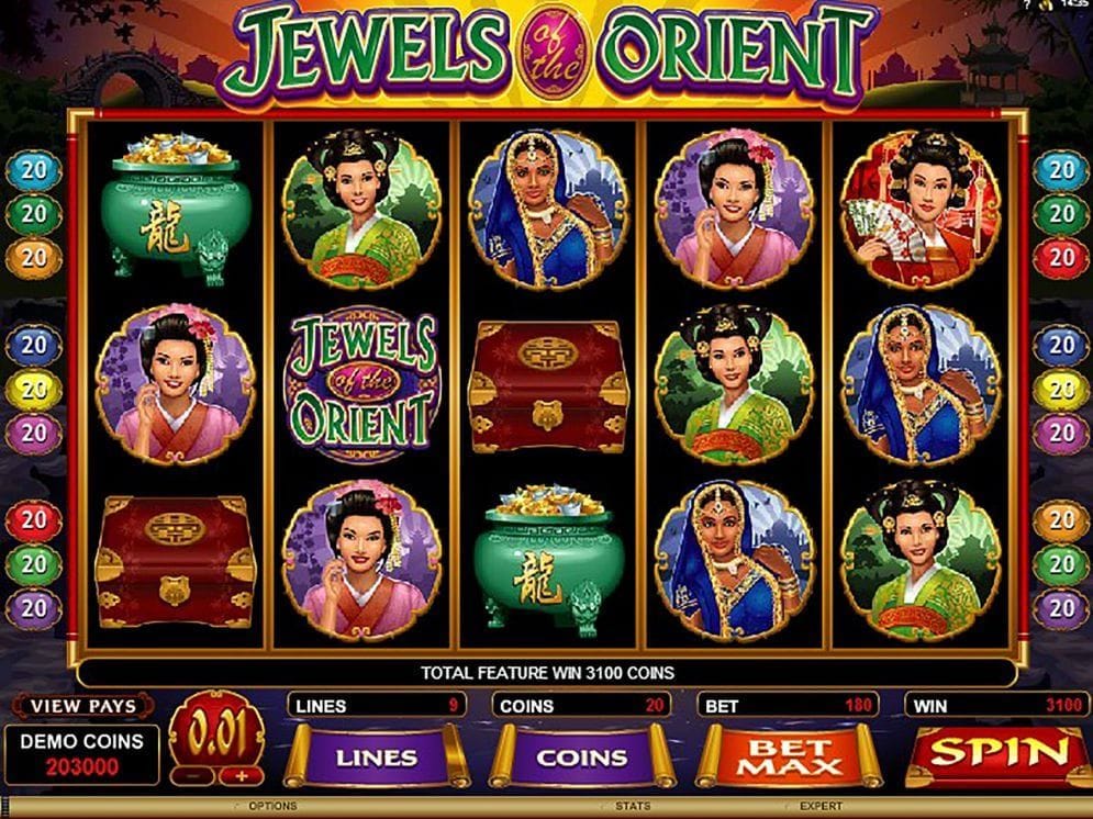 Jewels of the Orient Spielautomat
