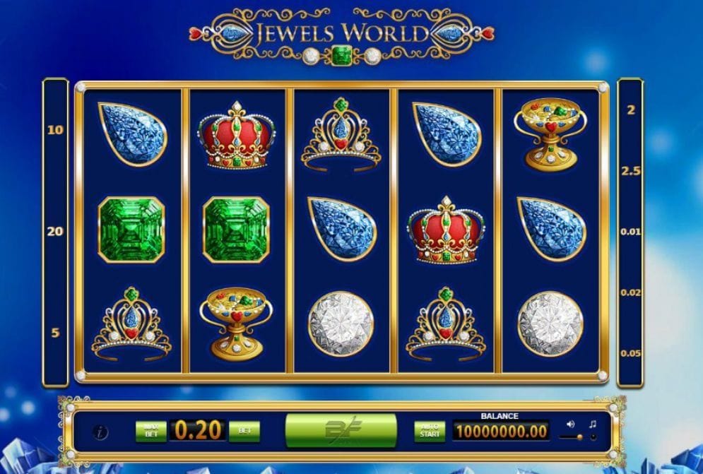 Jewels World online Automatenspiel