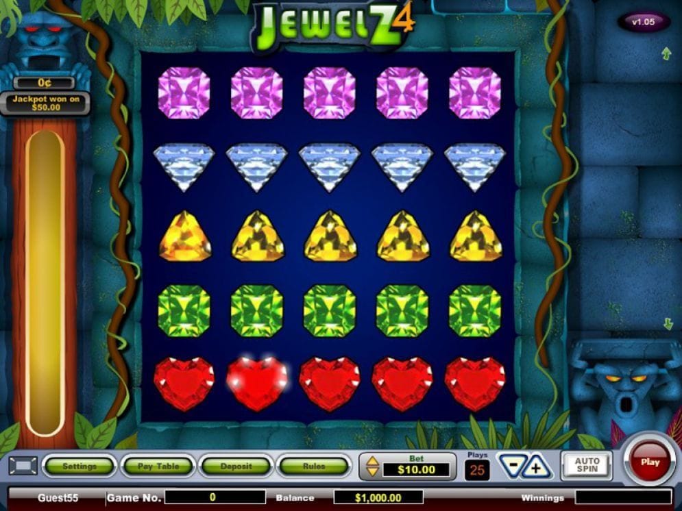 JewelZ 4 online Spielautomat
