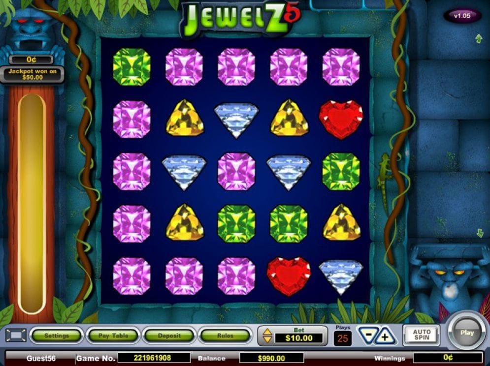 JewelZ 5 online Casino Spiel