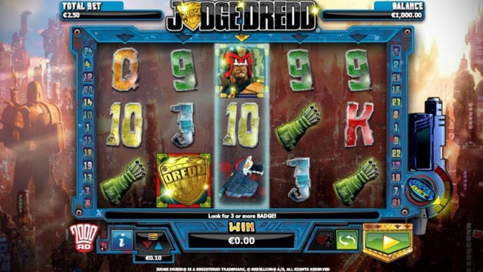 Judge Dredd Slotmaschine