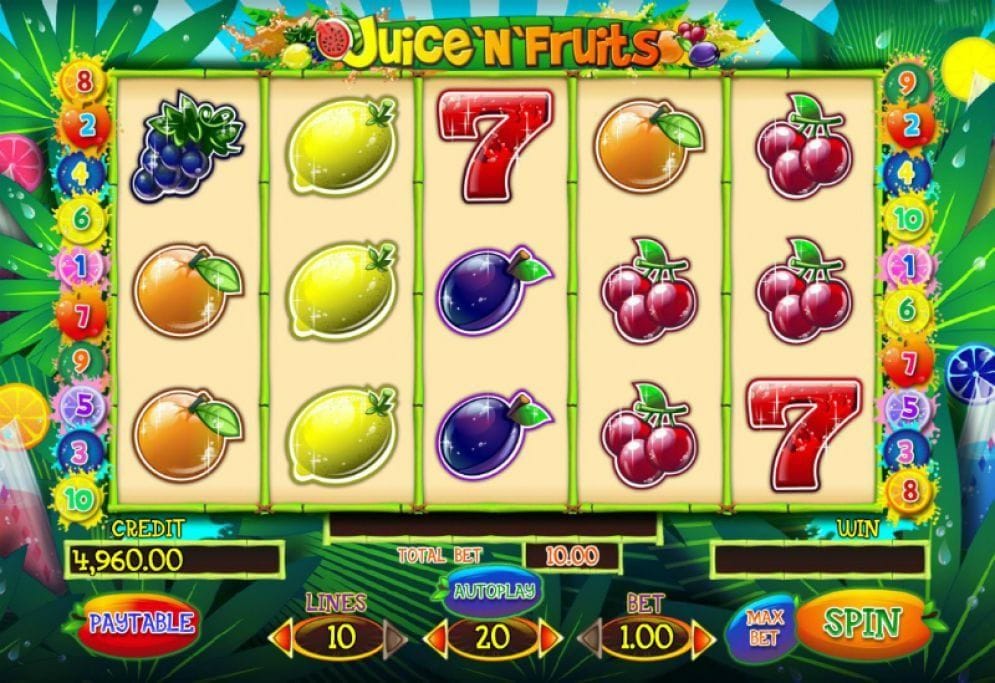 Juice’N’Fruits online Automatenspiel