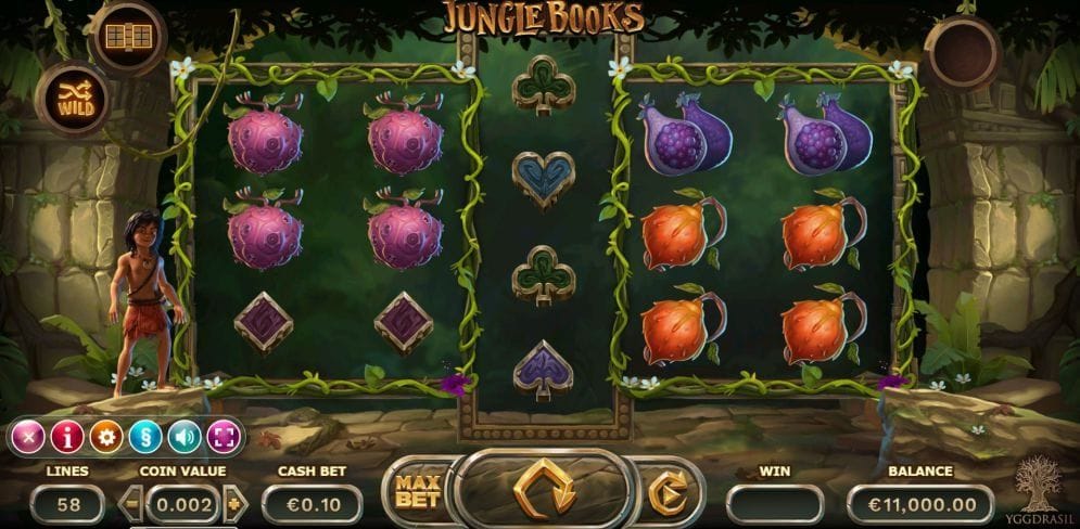 Jungle Books online Spielautomat