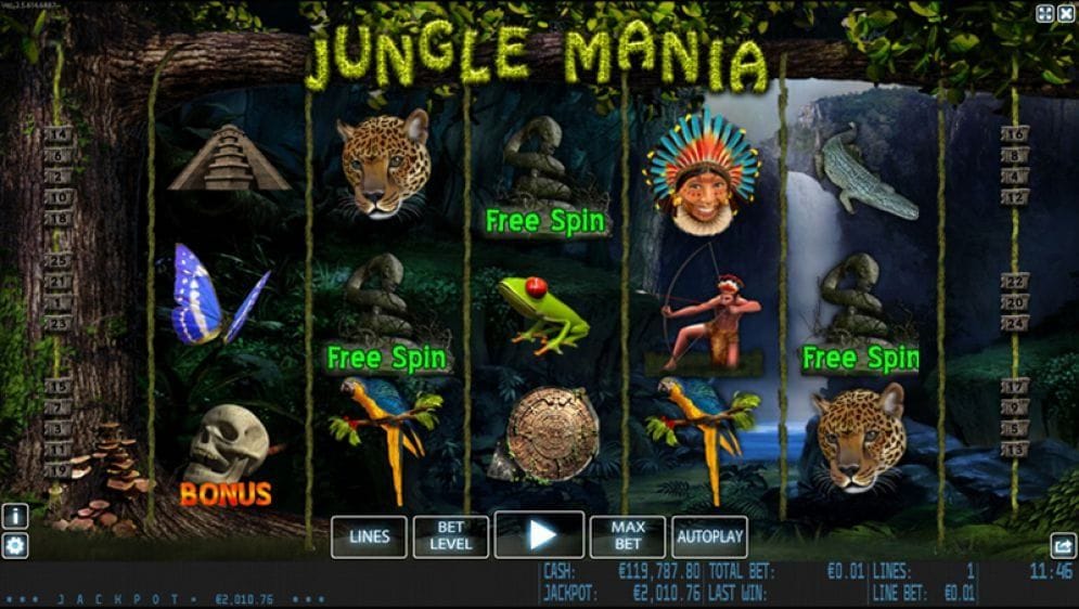 Jungle Mania Videoslot