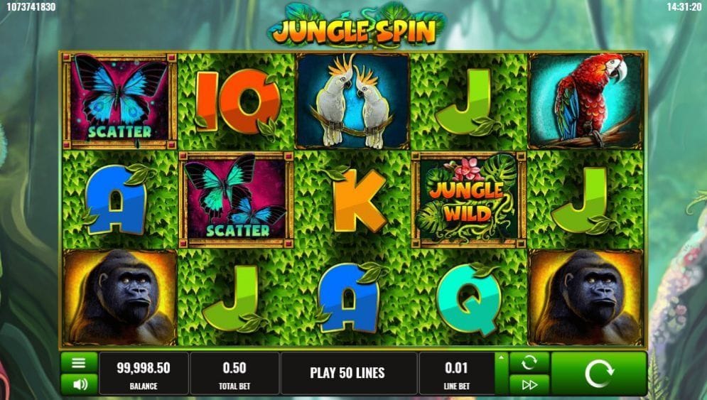 Jungle Spin Video Slot