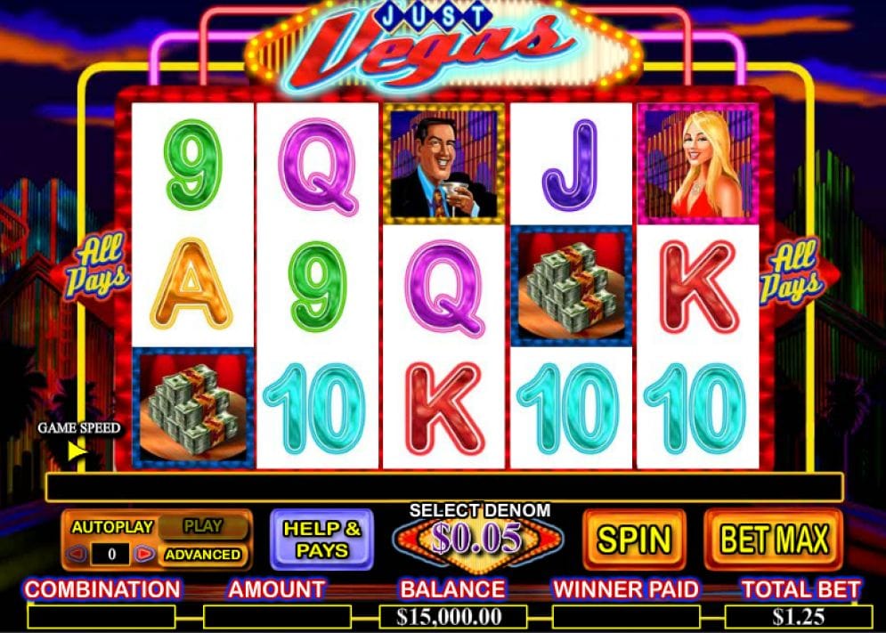 Just Vegas online Geldspielautomat