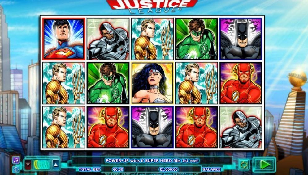 Justice League online Spielautomat