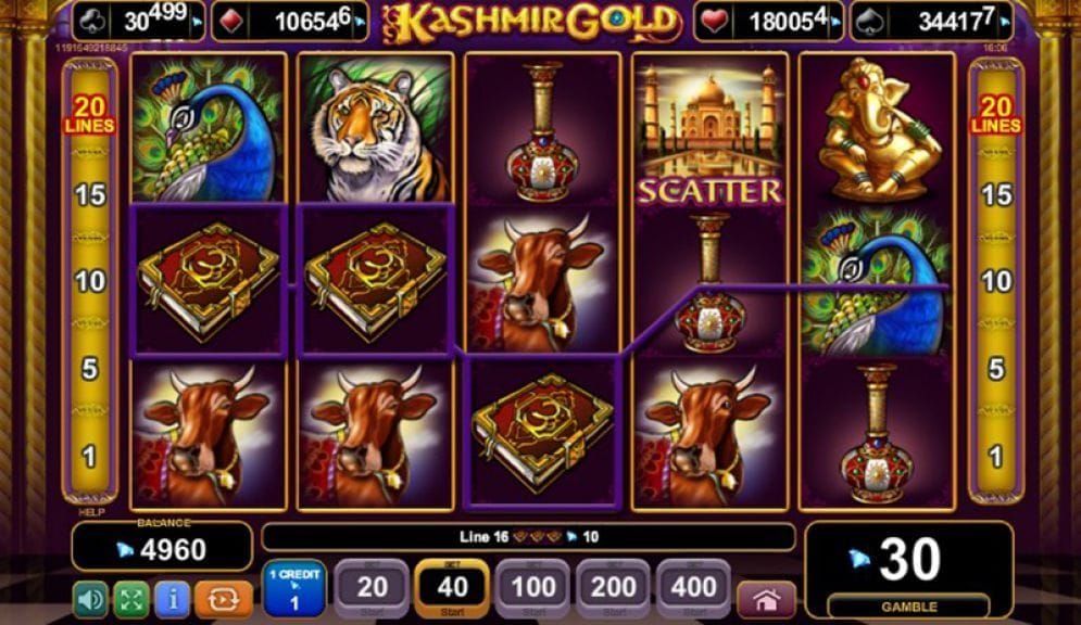 Kashmir Gold Geldspielautomat