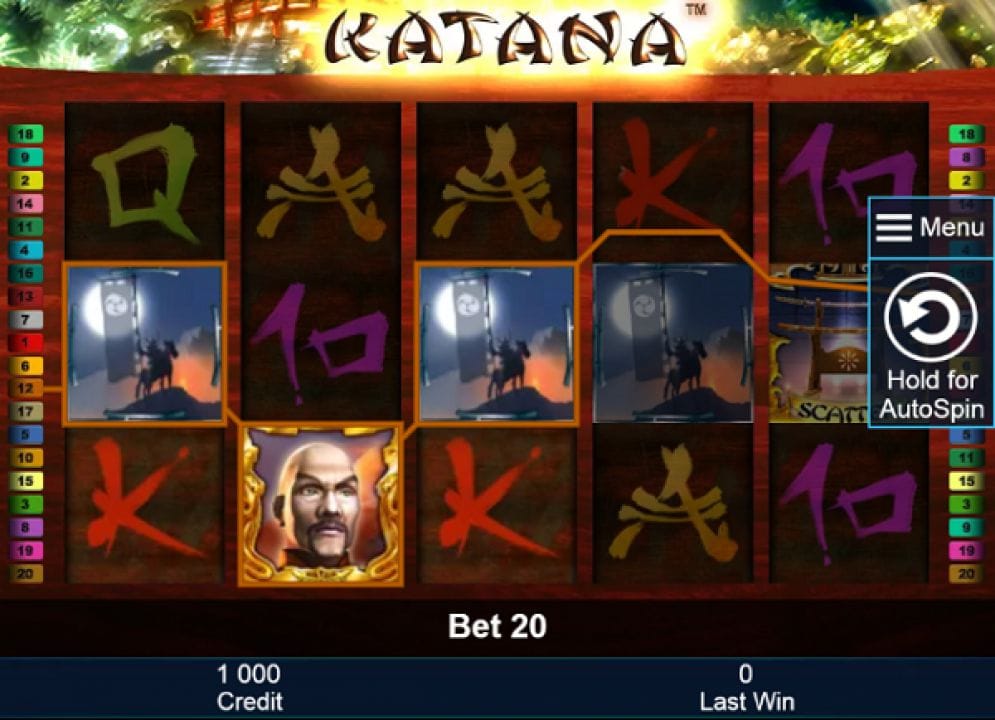 Katana online Geldspielautomat