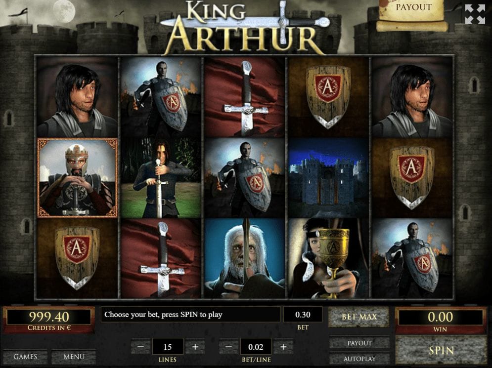 King Arthur Videoslot