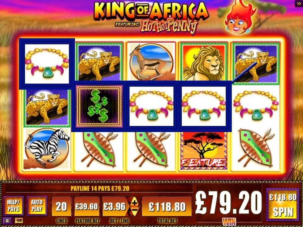 King of Africa online Spielautomat