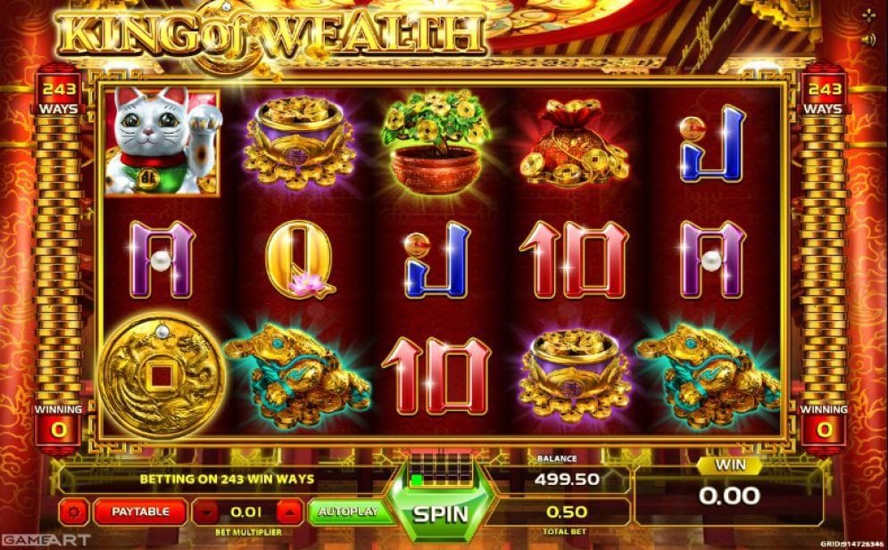 King of Wealth online Geldspielautomat
