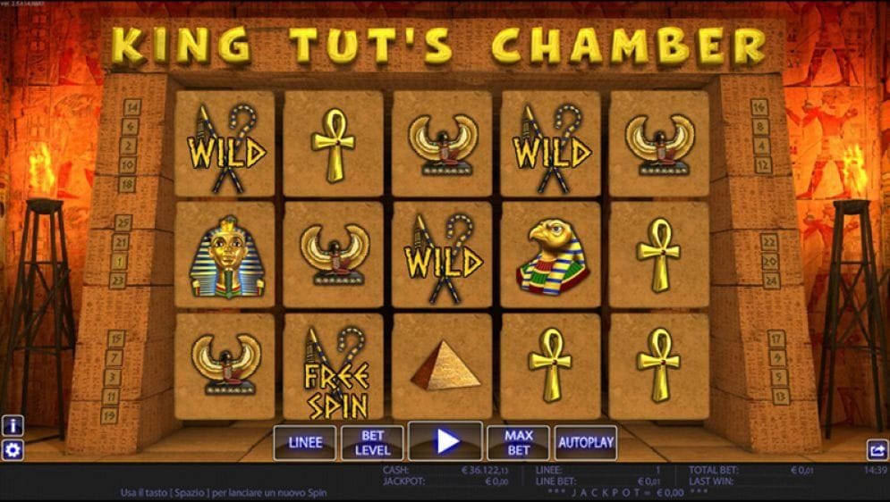 King Tut’s Chamber online Video Slot