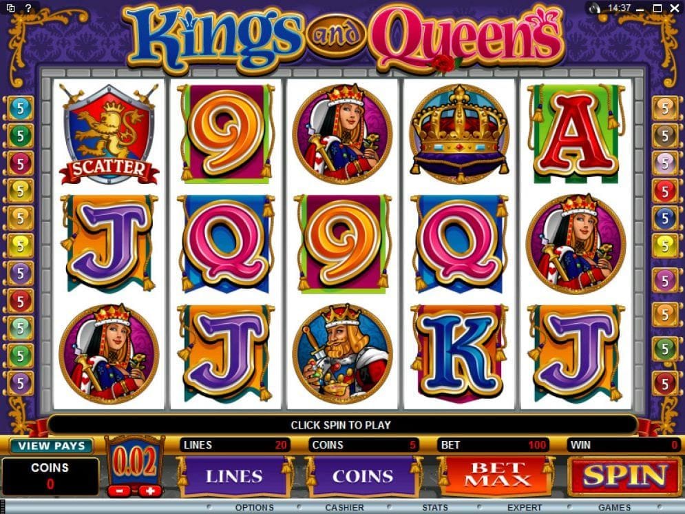 Kings Queens online Casino Spiel