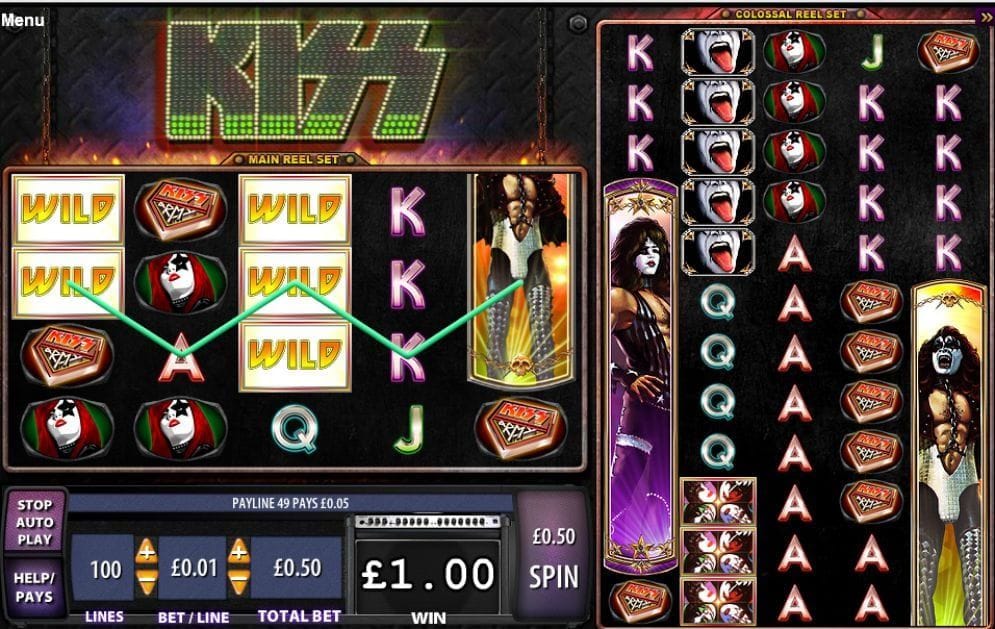 Kiss online Casino Spiel
