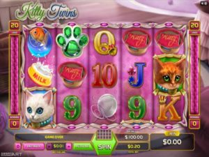Kitty Twins Automatenspiel online spielen