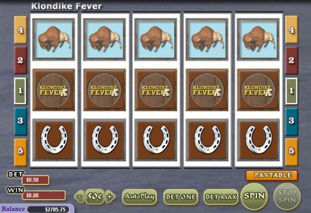 Klondike Fever online Casino Spiel