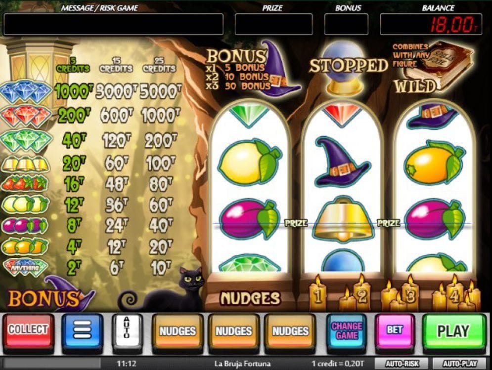 La Bruja Fortuna online Geldspielautomat