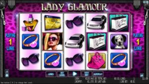 Lady Glamour Slotmaschine kostenlos spielen