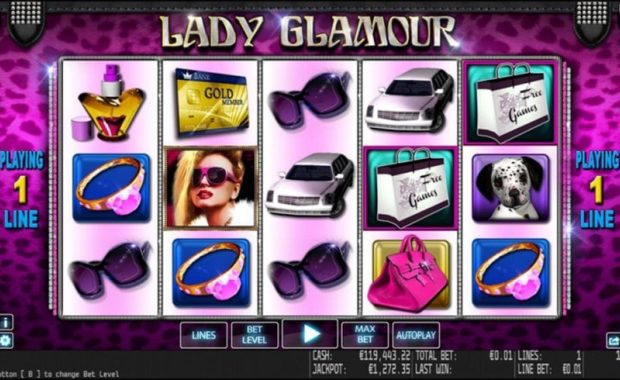 Lady Glamour Slotmaschine kostenlos spielen