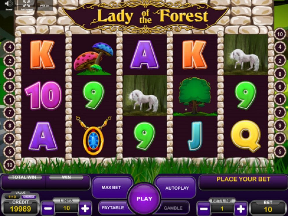 Lady of the Forest online Automatenspiel